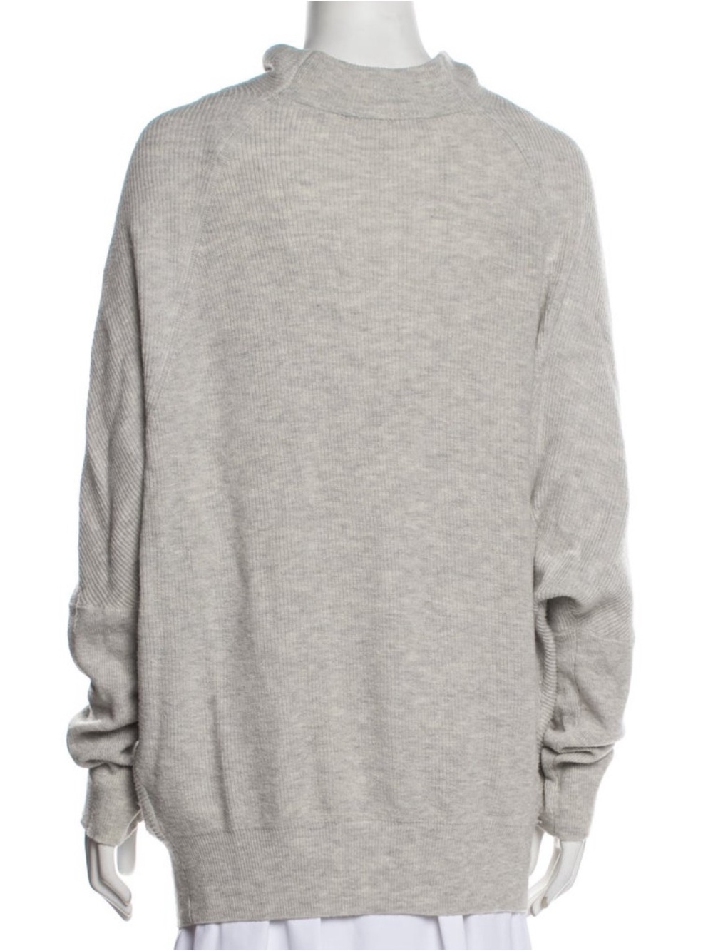 GREAT CONDTN All Saints Gray Slouch Cowl Neck Sweater (medium) - Picture 3 of 3